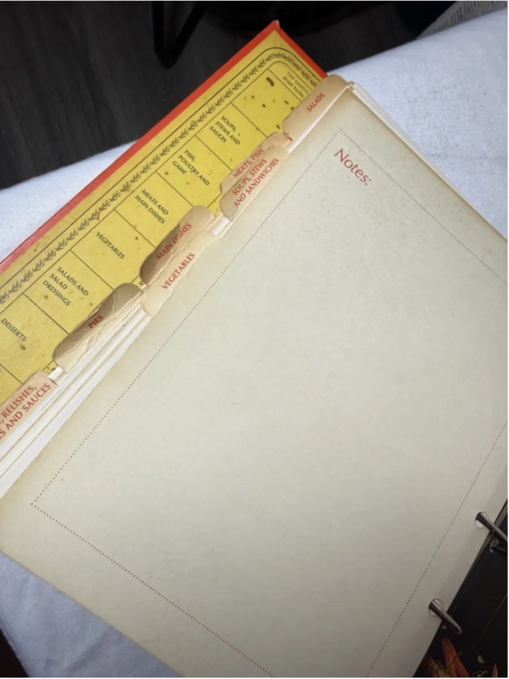 Vintage Betty Crocker’s Cookbook Hardcover 5 Ring Binder Red Retro WELL LOVED